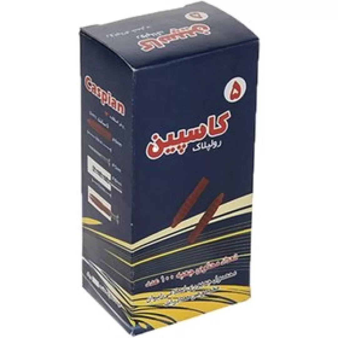 رولپلاک  ۵ سانتی متری ساده کاسپین بسته ۱۰۰ عددی Rolplak